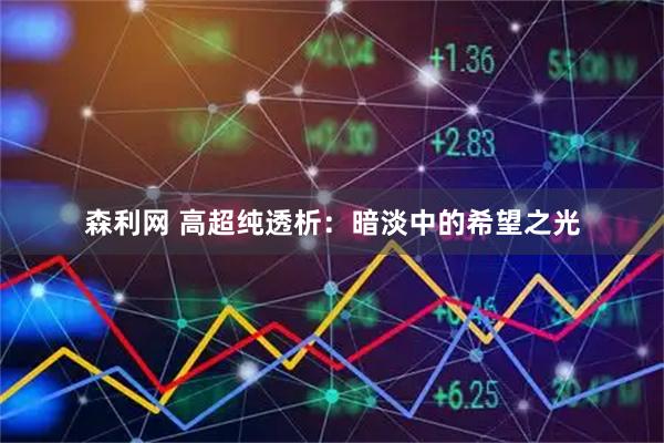 森利网 高超纯透析：暗淡中的希望之光